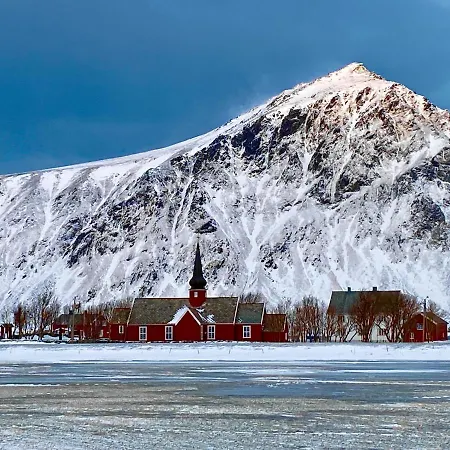 בקתה Panorama Lofoten Fredvang